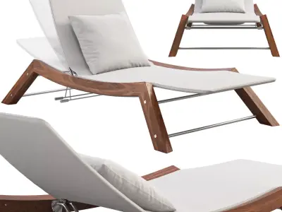 Beltempo Windmaster Chaise Lounge 3 options 3D model