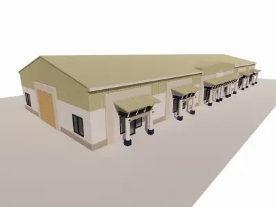 Warehouse-Warehouse Building 3D model