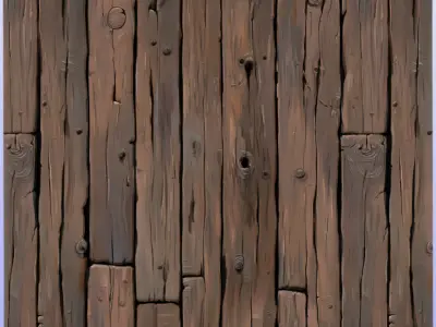 Stylized Wood Floor Seamless Texture Texture 10