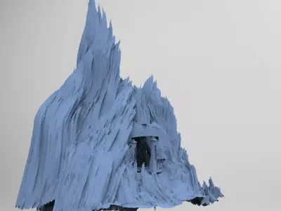 Warlock master Cliffs Tower  3D model