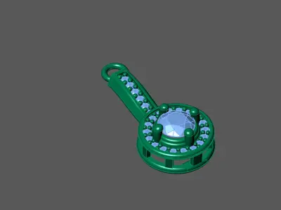 Women Pendants 3DM STL Pendant Renders Details 3D print model 3D print model