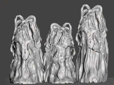 Space 1999  3 x Bringers of wonders toy figurines 3D print model