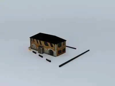 The Scale House in Christiansted USVI 3D model