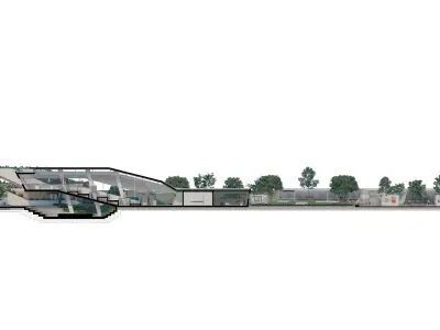 Lumion Masterplan scene  and Sketchup Model 3D model