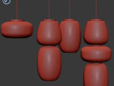 Misko pendant lamp 3D model