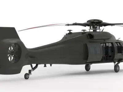 Generic Helicopter 02 3D model