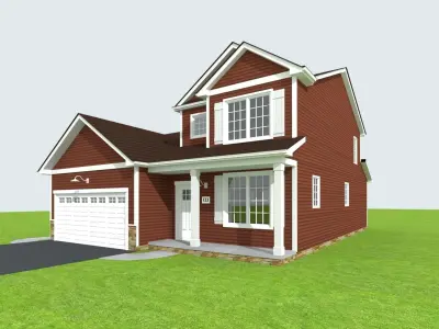 Cape Cod House 29 3D model