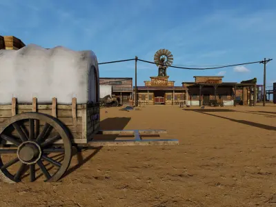  Western City 3D model
