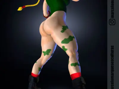 CAMMY WHITE - STREET FIGTHER - CHAMPION EDITION 3D print model
