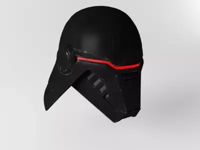 Star Wars Second Sister Helmet Low-poly 3D model