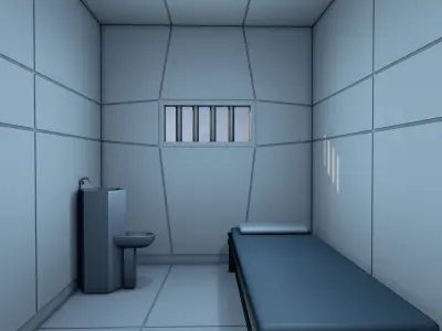 Prison-Room 3D model