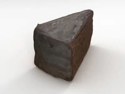 Chocolate Cake 015 3D model