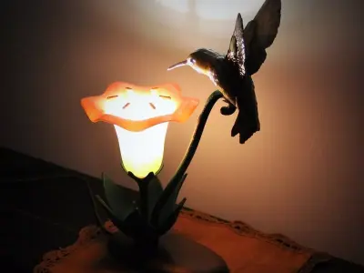 Hummingbird Lamp 3D print model