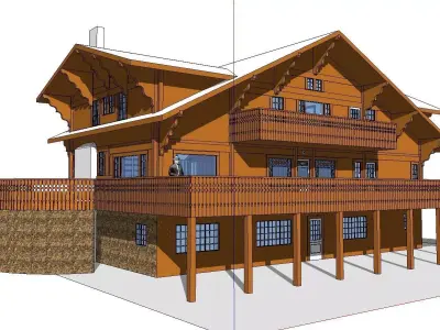 Creative Design-Holiday Cabin-0103 3D model