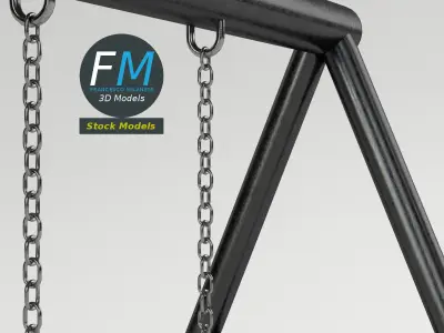 Park swing 2 3D model
