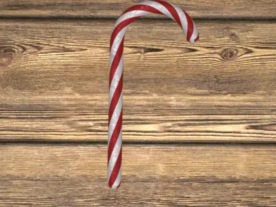 Candy Cane Prop for Daz3D