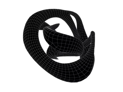 Abstract Shape v23 001 Low-poly 3D model