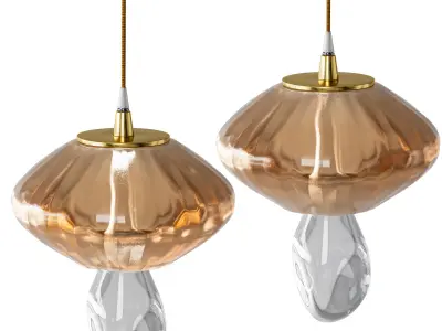 Mushroom Pendant Light by Circu 3D model