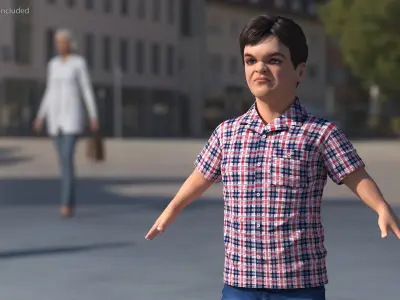  Dwarf Men Rigged for Cinema 4D Collection 