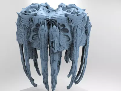 Wraith Hive Alien Platform 5 3D model