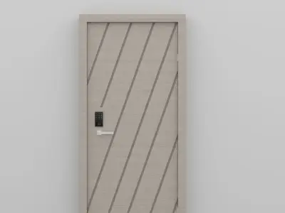 Hi-tech doors for you 3D model