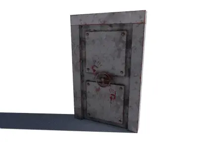 metal security door 3D model