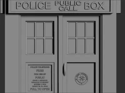Trinket Box - TARDIS 3D print model