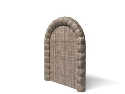 Medieval Door 3D model