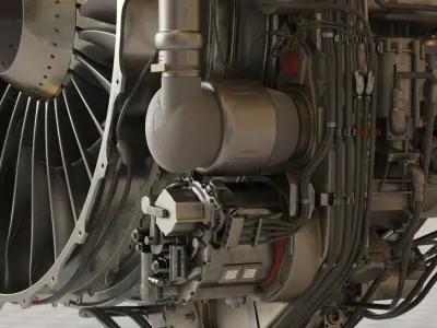  Jet Engine CFM56 