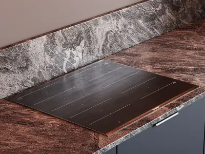 106 modern kitchen 03 eclectic minimal 3D model