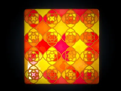 window 3 pattern - VOL 02 - Maps - SBSAR Texture