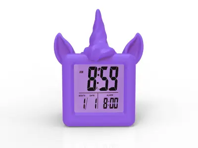 Clock Table Clock Table Light Clock 3D model