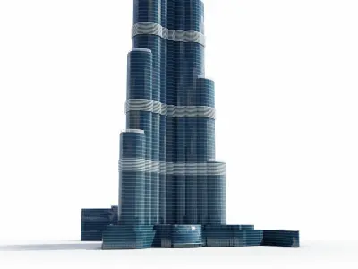 Burj Khalifa 3D model
