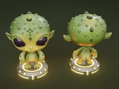 Alien - 3D Print 3D print model