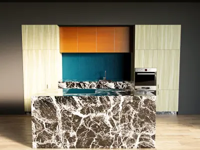 45-Kitchen9 texture 4 3D model