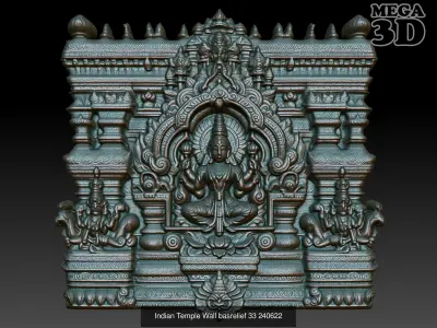 Indian Temple Wall basrelief Pack 240622