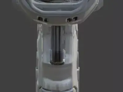 Futuristic Sci-Fi Field Scanner 3D Model Low-poly 3D model