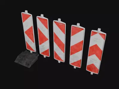 Modular routing boards pack Low-poly 3D model