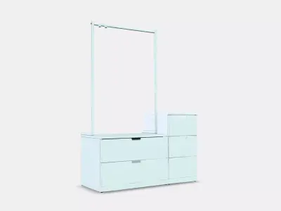 NORDLI Chest of 5 drawers 1 Low-poly 3D model