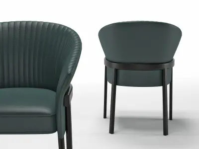 Valmy Dining Chair 3D model