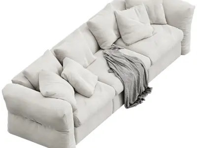 Newbridge Sofa by Flexform 3 seater 3D model
