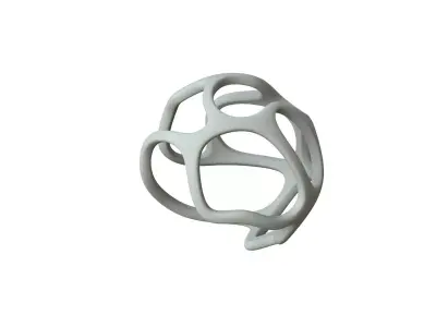 SciFi Cube Object No 22949 Low Poly Shape Texture