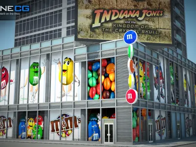 NYC Building M Ms Low-poly 3D model