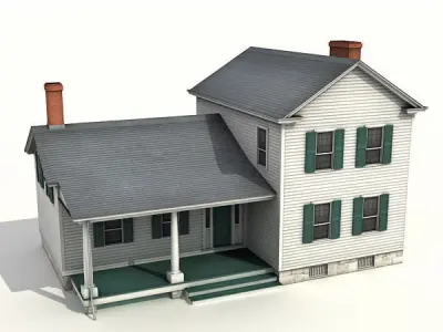 Building Pack 2  Low-poly 3D model