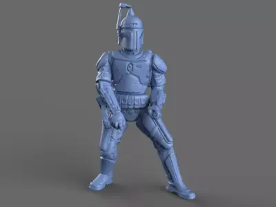 Jango Fett Action Figure 3D model