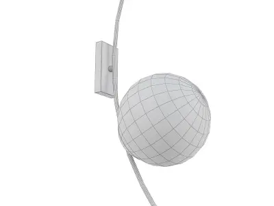 Grote wandlamp 3D model
