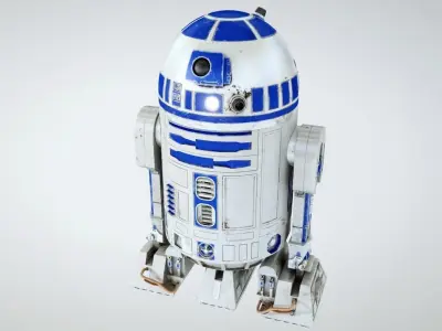 R2D2 Robot 3D model