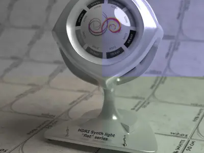 Flat Circle 4k Synth HDRI Texture