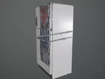 Repurposed Fridge MedKit - Post-Apocalyptic Loot Low-poly 3D model