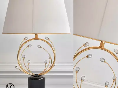 John Richard Arch Brown and Gold Swirling 3D model
